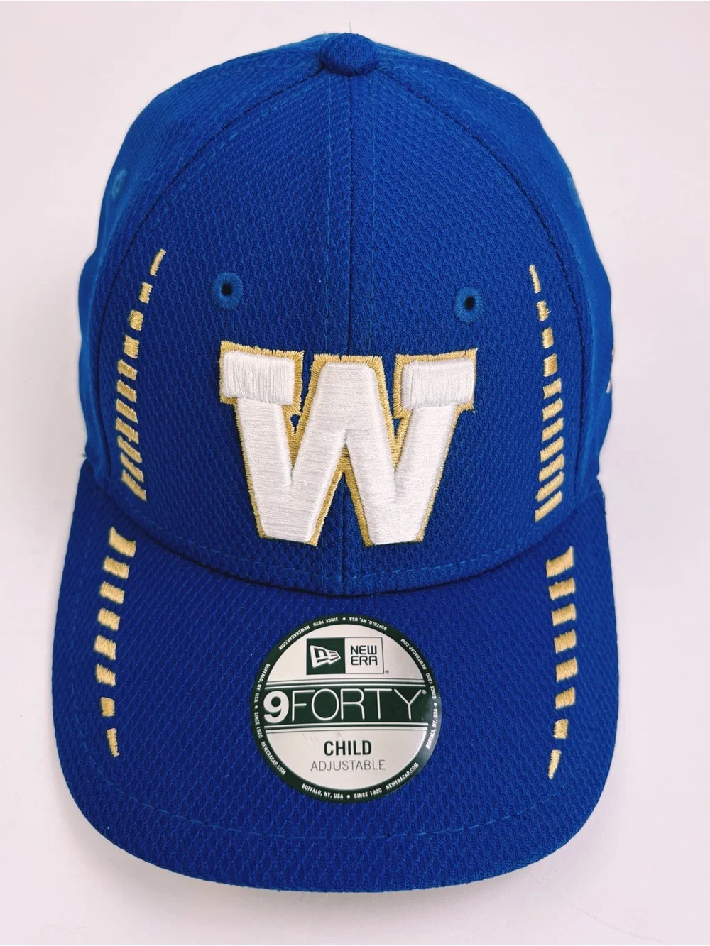 Winnipeg Blue Bombers CFL New Era 9FORTY Youth Child Adjustable Hat Cap